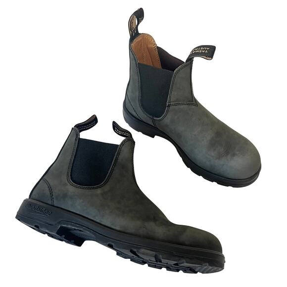 Blundstone 510 Rustic Black Leather Chelsea Boots AU 7.5 / US M8.5 / W10.5 - Picture 1 of 10